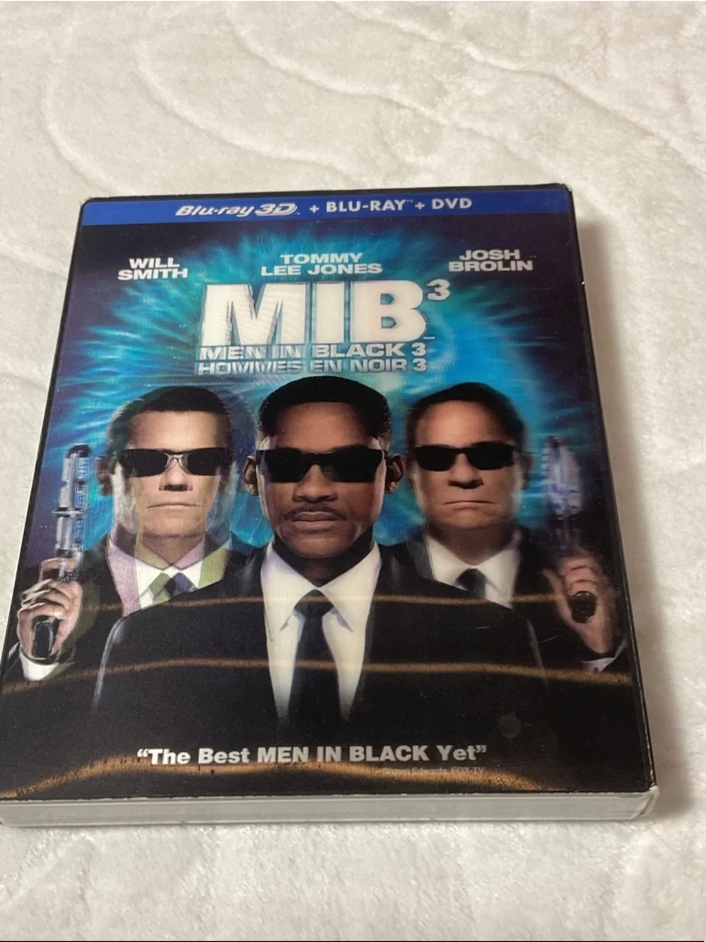 Sony Men in Black 3 Blu-ray/DVD - Black & Blue Artwork - Picture 1 of 2